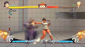 Sakura character specific combos on Gen
