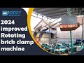 2024 improved Rotating brick clamp machine for stacking fired red clay bricks to load blocks