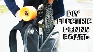 DIY Electric Penny Board! - Super Portable, Lots of Fun!!!