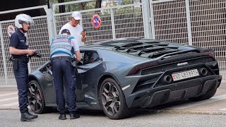 POLICE vs SUPERCARS in Monaco! Top Marques 2023!