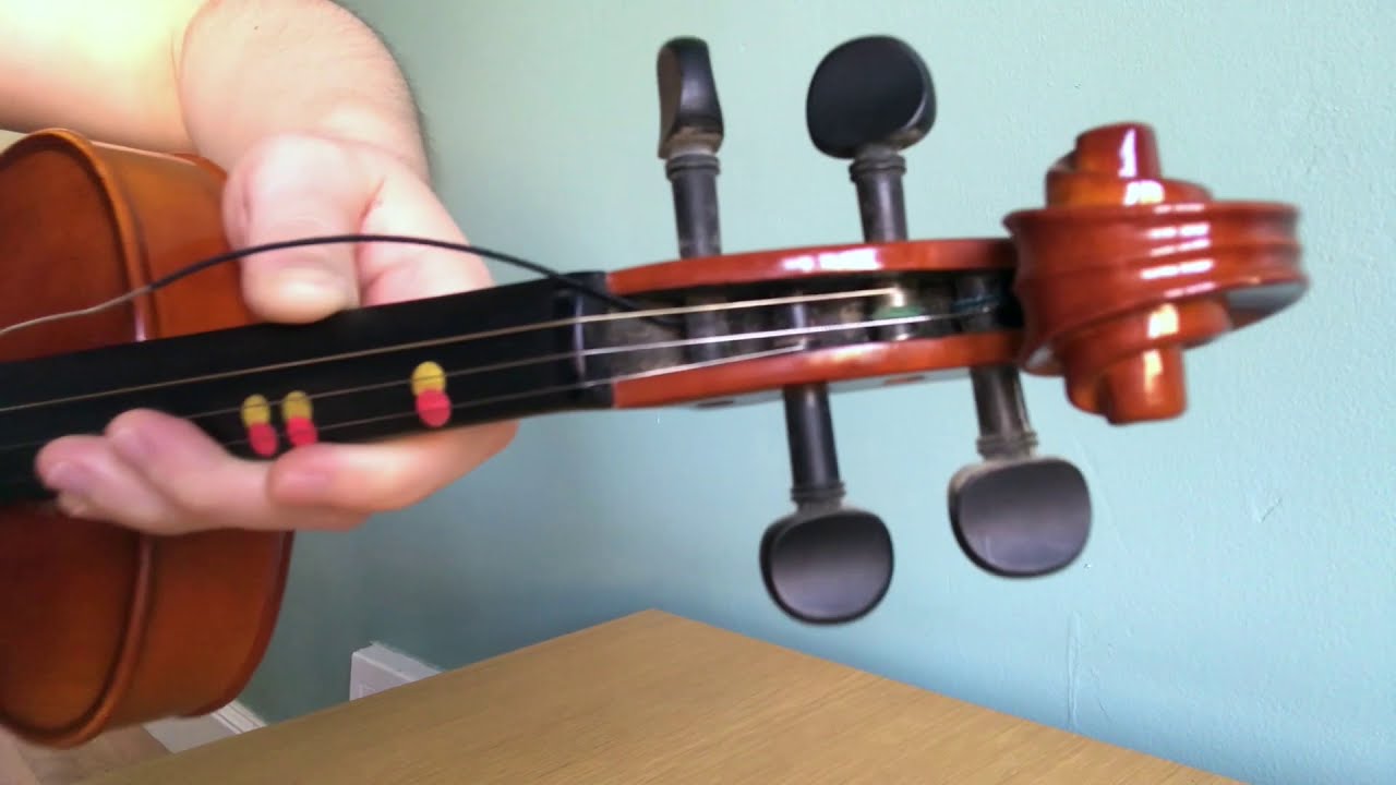 How to change a string on a violin (viola or cello)