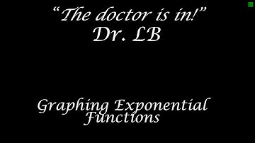 Graphing Exponential Functions