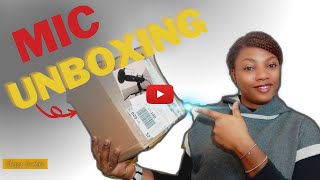 Unboxing best budget microphone for youtube videos // best  budget microphone for youtube beginners. by Chizzy Nwadike 540 views 3 years ago 8 minutes, 21 seconds