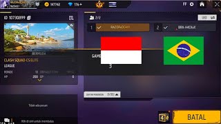 LAGA PEPENG INTERNASIONAL - INDONESIA VS BRAZIL!!! 🇮🇩  🇧🇷