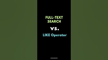 SQL FULL-TEXT SEARCH Vs. LIKE Operator✍️