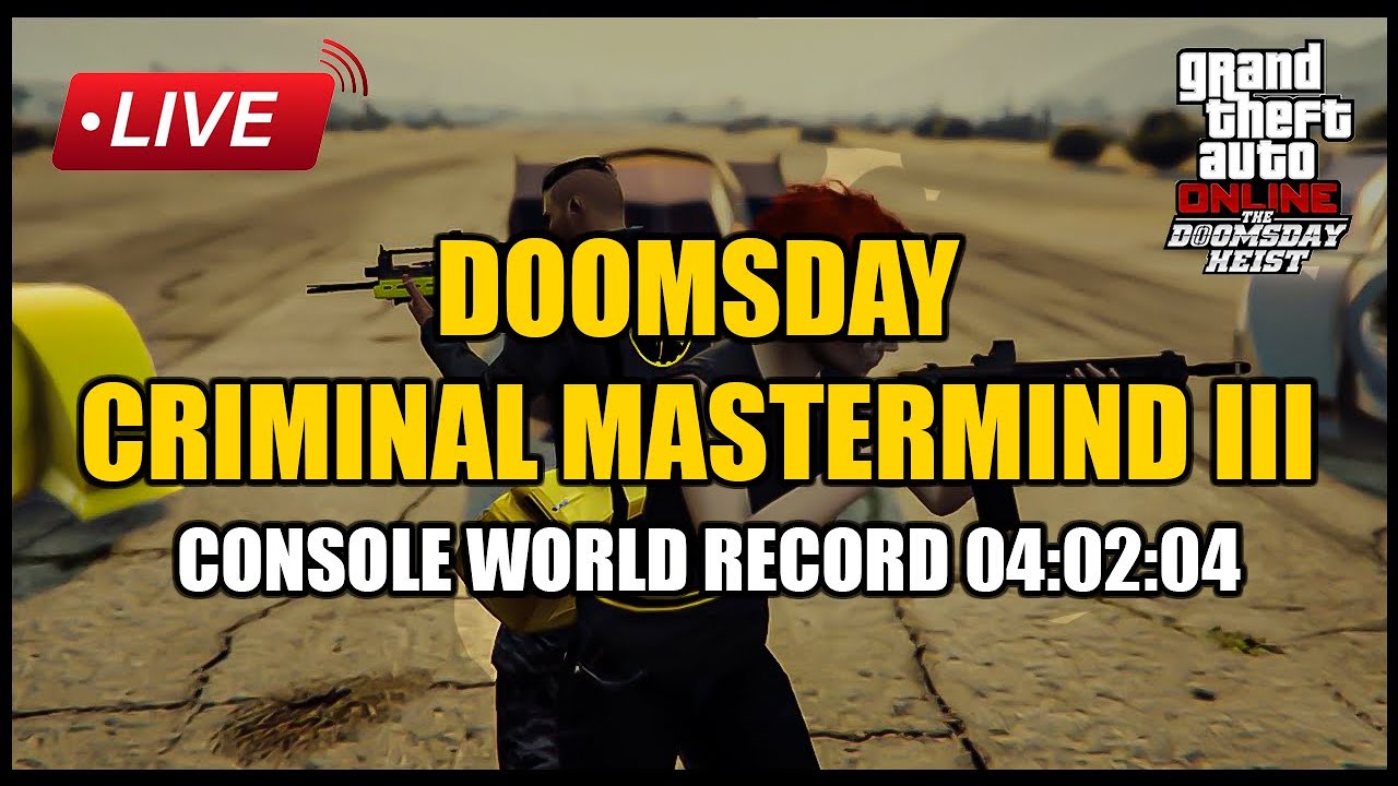 GTA Online Doomsday Criminal Mastermind III Console World Record 0402