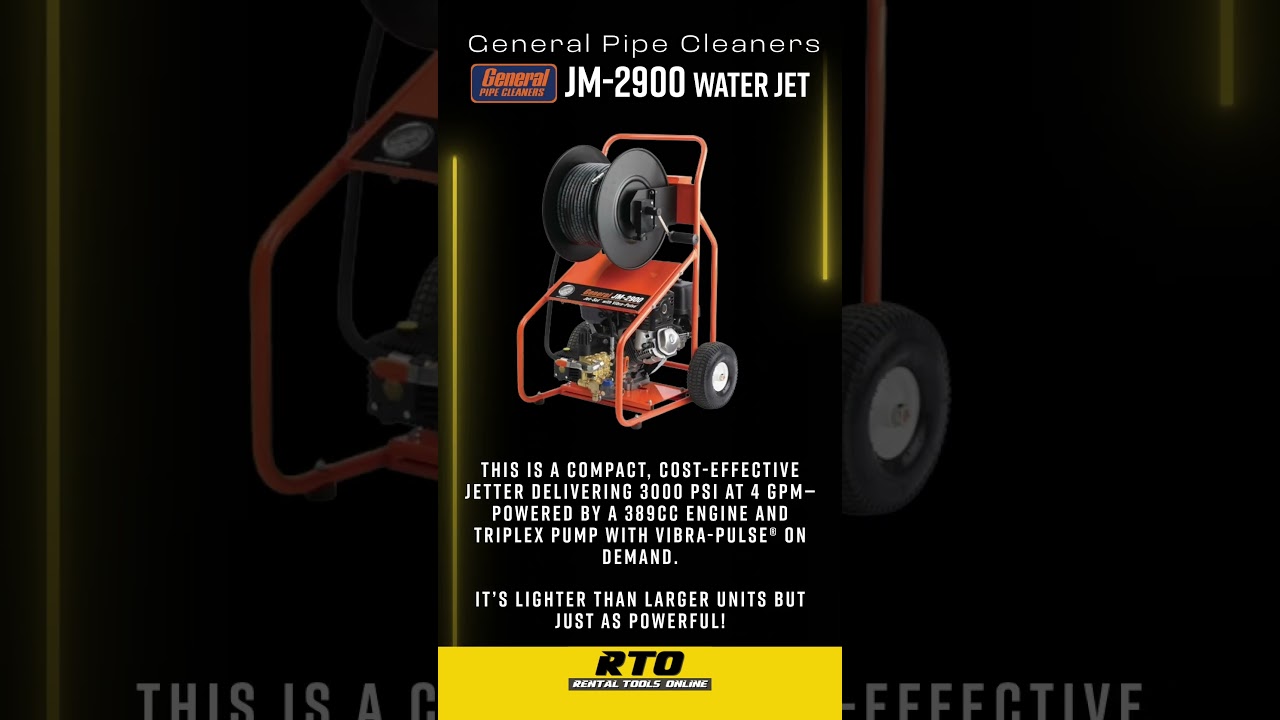 General Pipe Cleaners JM-2900 | Water Jet