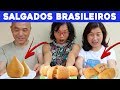 Chineses Provando SALGADOS DO BRASIL | Pula Muralha