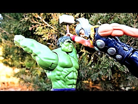 Thor vs Hulk Part 1 Epic Battle Avengers Titan Heroes Full Movie!