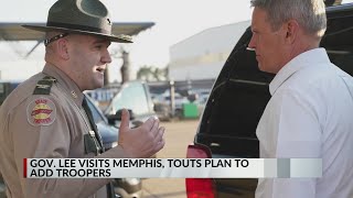 Gov. Lee visits Memphis, touts plan to add troopers