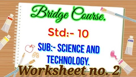 Bridge Course Class 10th Science 1 || Setu Abhyas || Bridge Course Class 10th Science Day 2