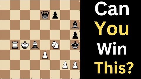 This is the most amazing chess puzzle you will ever see!!!
