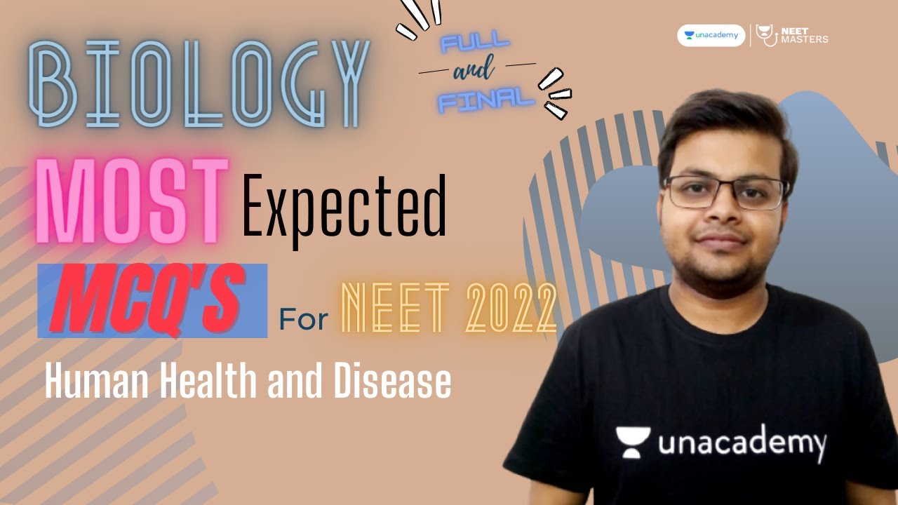 Human Health and Disease | Most Expected NEET Biology Questions |NEET ...