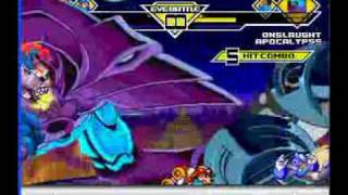 Mugen: Megaman team vs Onslaught and Apocolypse