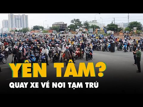 Video Dòng người tự ý về quê được khuyên quay lại nơi tạm... - youtube