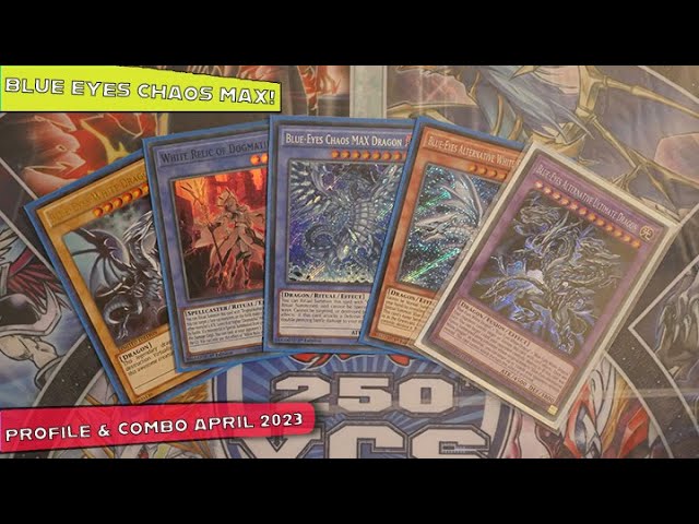 Blue Eyes White Dragon Chaos Max Ft Dogmatika Profile & Combo April 2023 -  Youtube