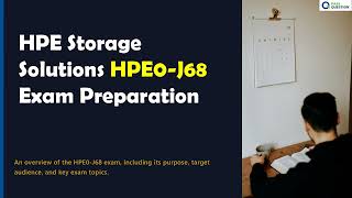 HPE0-J68 HPE Storage Solutions Exam Prep & Free Practice Exam