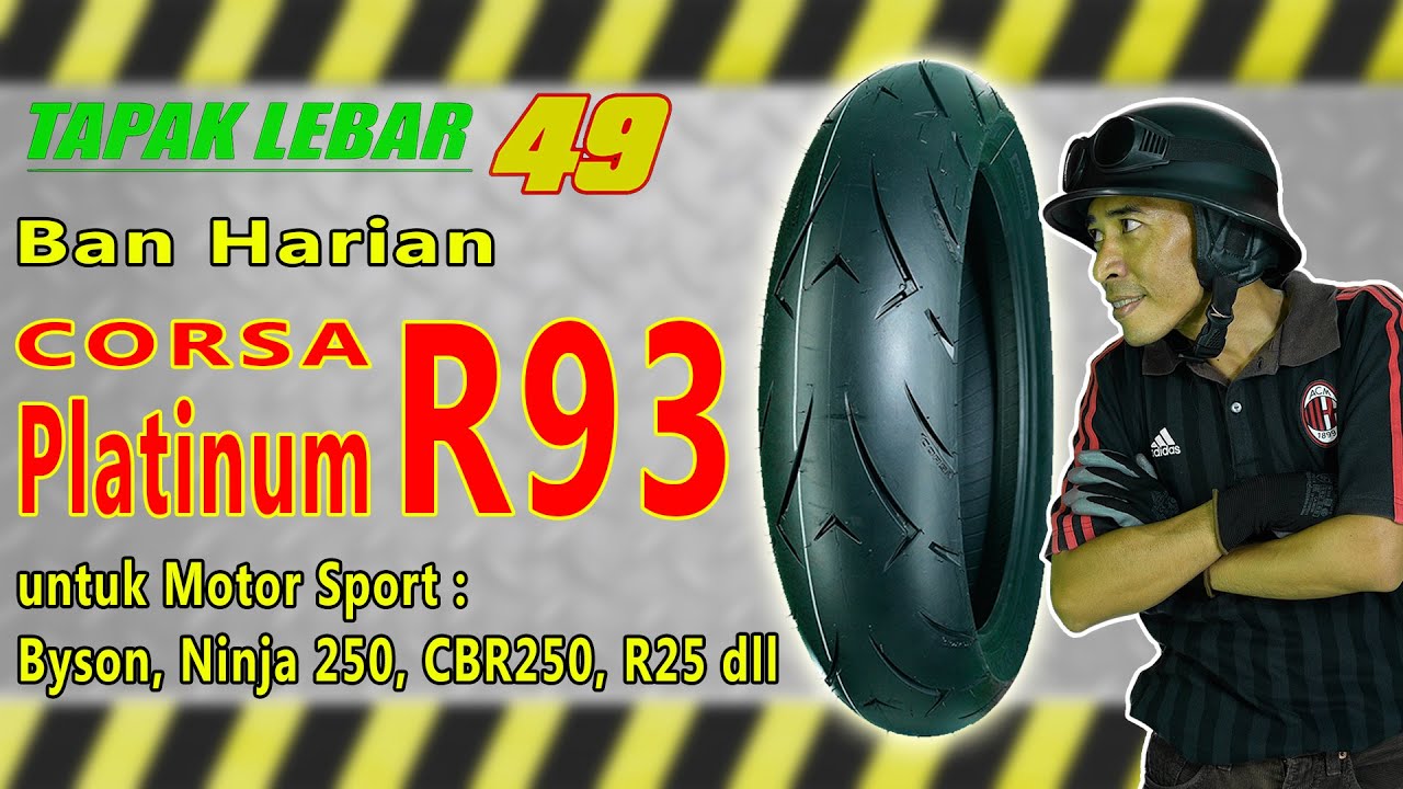 Ban CORSA Platinum R93 150/60-17 Ban Harian untuk Motor Sport