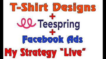 Tshirt Design FB Page for Facebook Ads for Teespring Campaign also work with Shopify Dropshipping