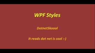 Famous Styles In WPF Wealth
