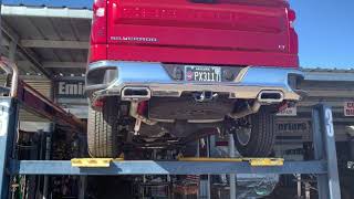 2019 Chevy Silverado muffler delete
