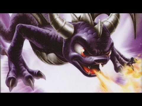 Classic Game Room - SKYLANDERS DARK SPYRO figure review