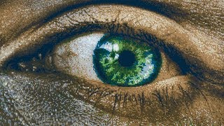 Fortnite Pixel Art - Human Eye