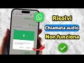 Come risolvere il problema delle chiamate audio di WhatsApp che non funzionano (2026)
