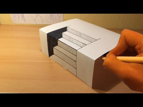 3d Zeichnen Illusion Malen Zeitraffer Youtube