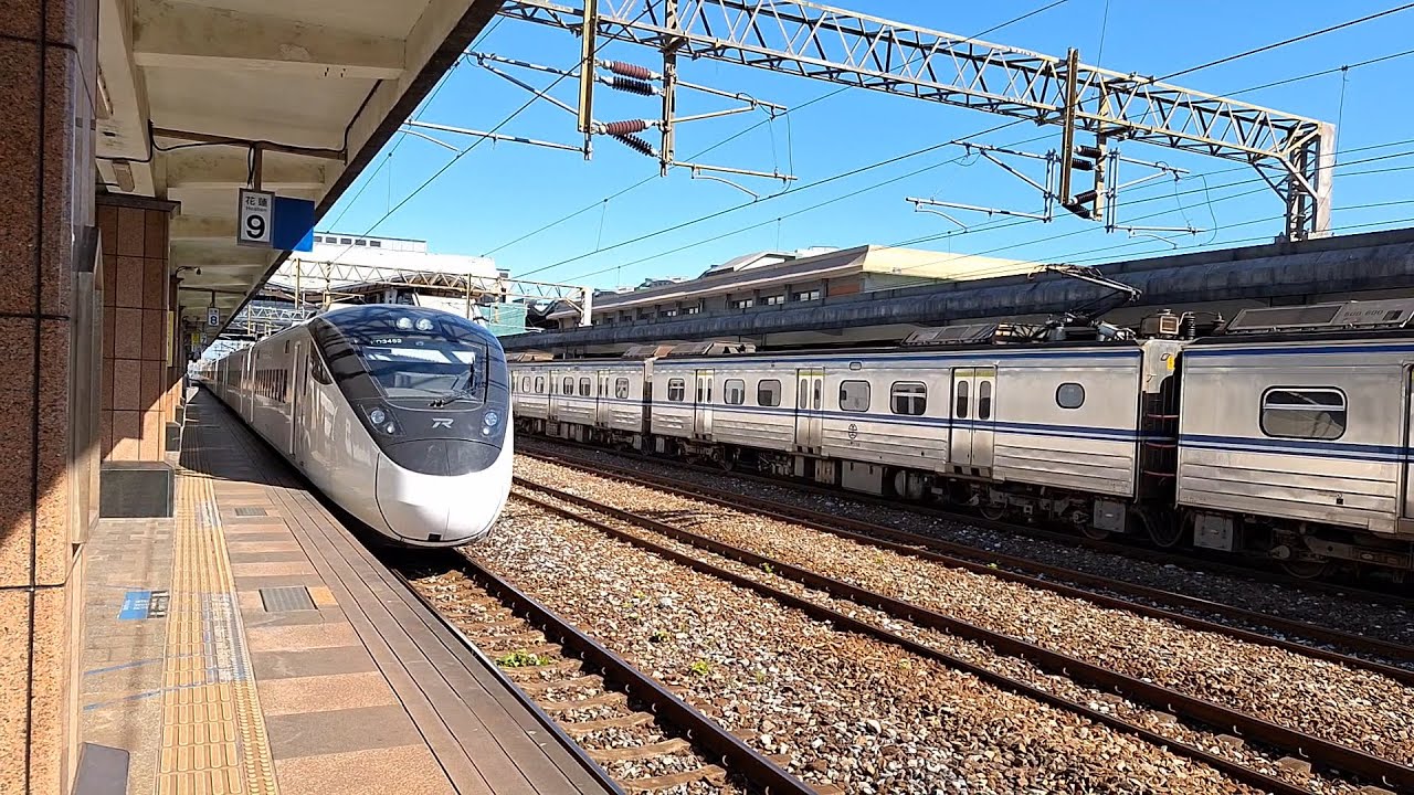 [拍到都不知道在拍啥] 217次太魯閣+2次環島之星萌旅號花蓮出站+301次+472次新自強花蓮進站