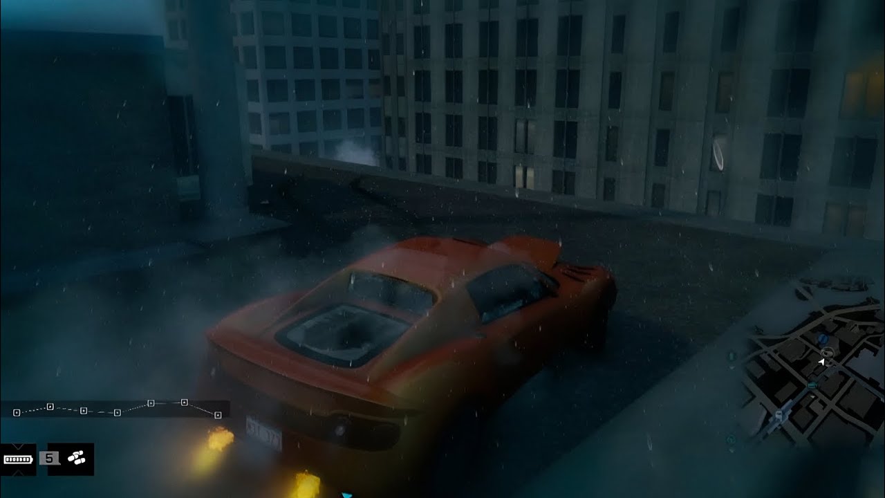 Watch Dogs: “Wild car jump!” 