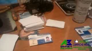Sublimando Credenciales de PVC - YouTube
