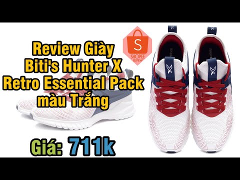 Video Review Giày Biti's Hunter X 2019 Retro Essential Pack... - youtube