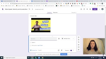 Embed a Video into Google Form