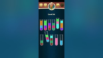 color sort puzzle water game level 114