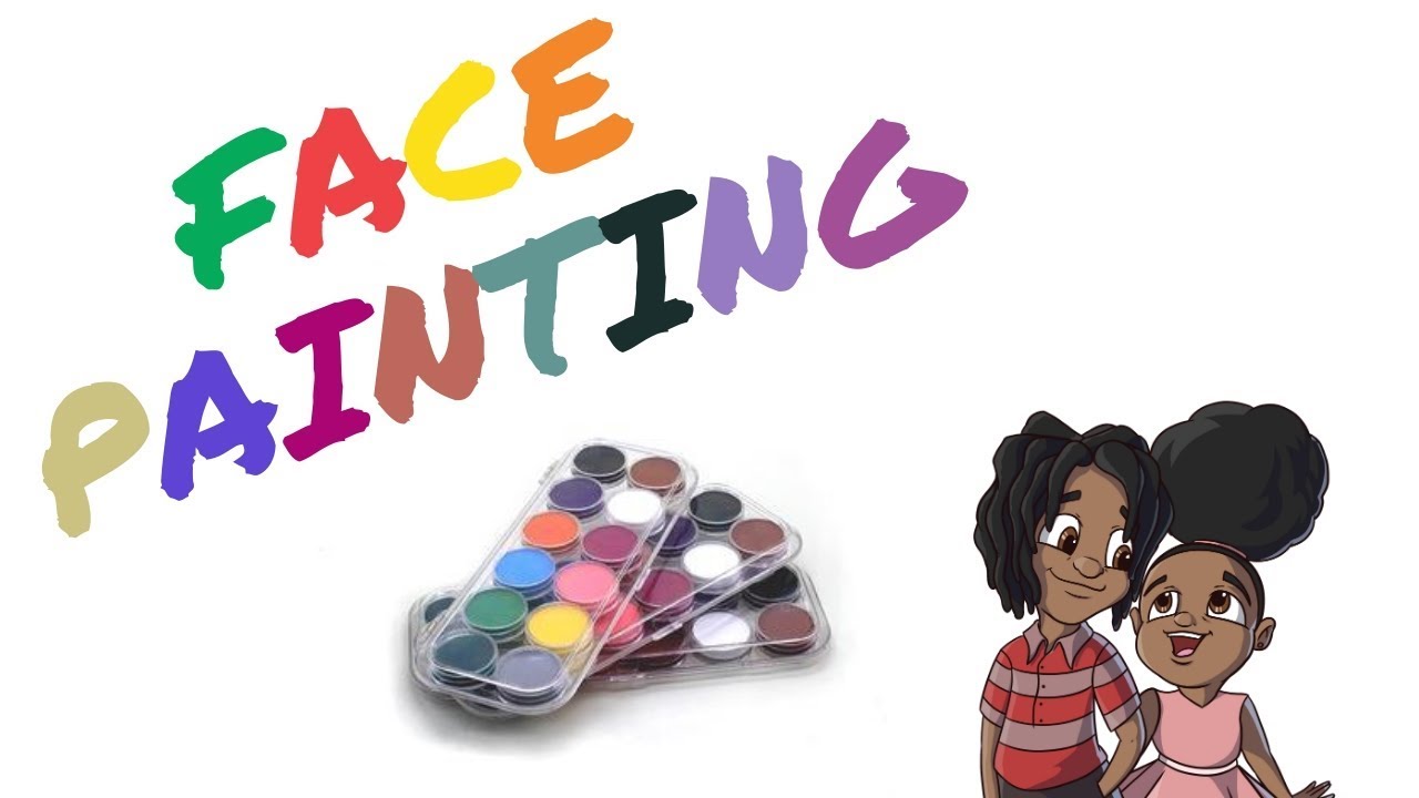 Face Painting Fun,  face painting for the first time