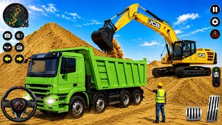 🚧Railroad Builder Simulator 3D | Heavy Excavator & Truck Construction JCB | 2026Android Gameplay #3 screenshot 5
