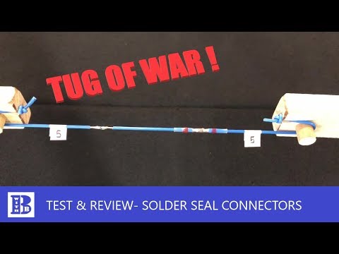 Solder seal wire connector / Test & review