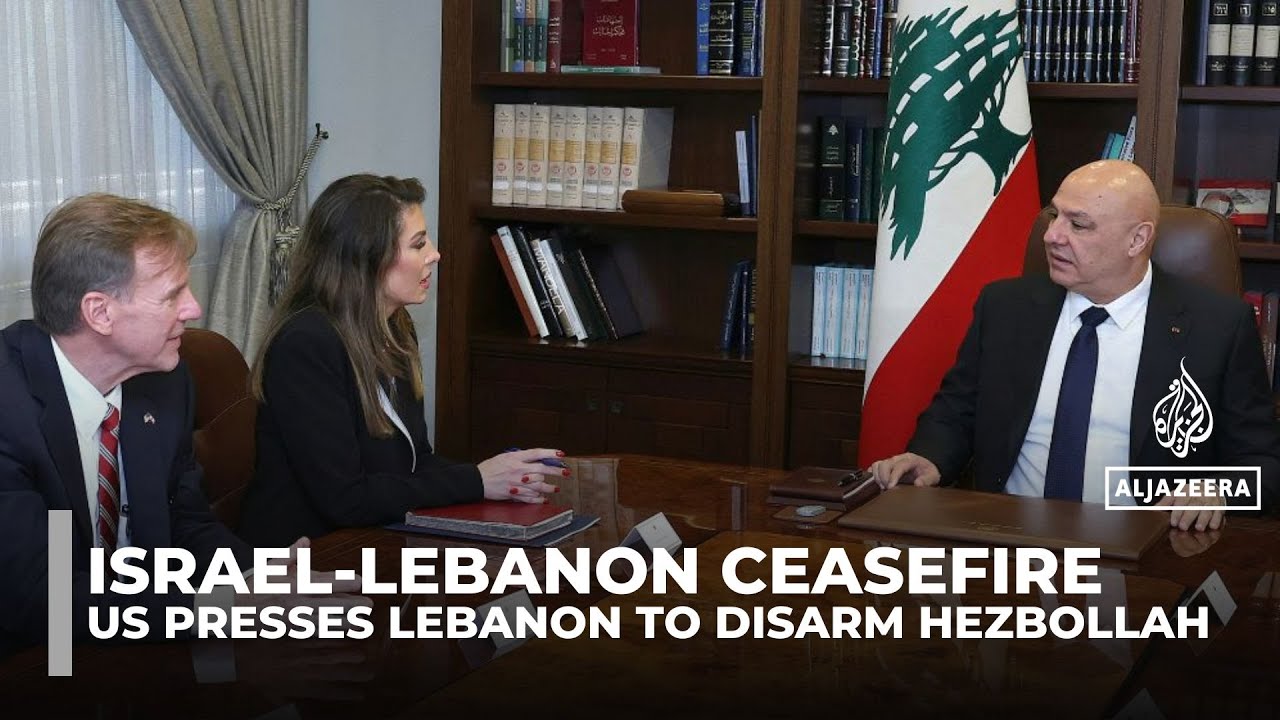 Lebanon’s Aoun calls for end to Israeli attacks in meeting with US envoy