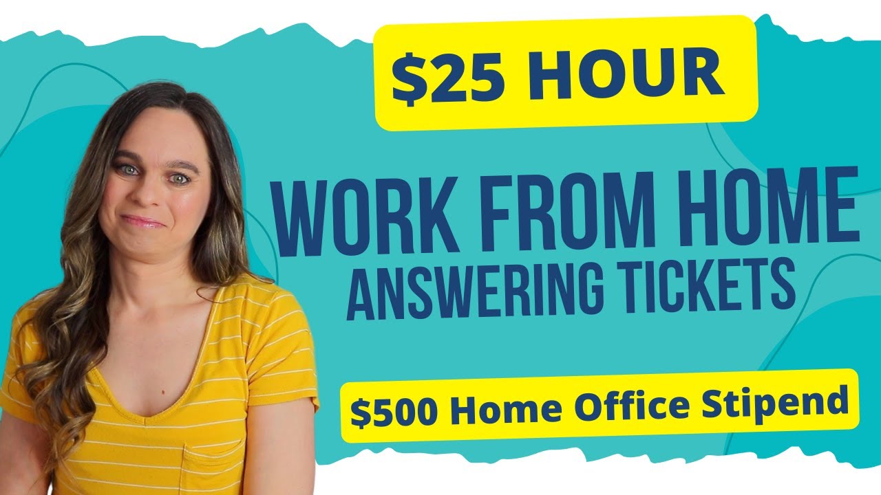 25 Hour Work From Home Job 500 Home Office Stipend No Degree