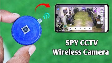 How to make a spy cctv wireless camera with old phone and bottle cap