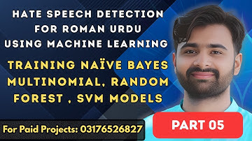 05- Model Training & Accuracy Report | Training Naïve Bayes Multinomial, Random Forest , SVM