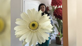 :  .    . Giant daisy. How I make it.