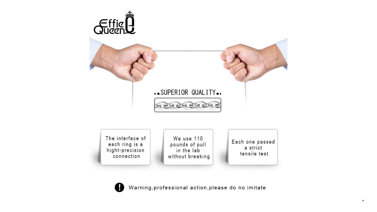 Sterling Silver Chain Necklaces For Women Jewelry