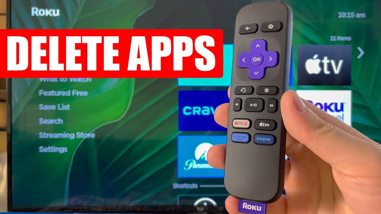 Roku How To Delete An App Tips YouTube