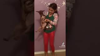 Jackie Jaylen Jacklyn doing a TikTok Wealth