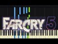 FAR CRY 5  OST - Now That  This Old World Is Ending | piano cover | Synthesia