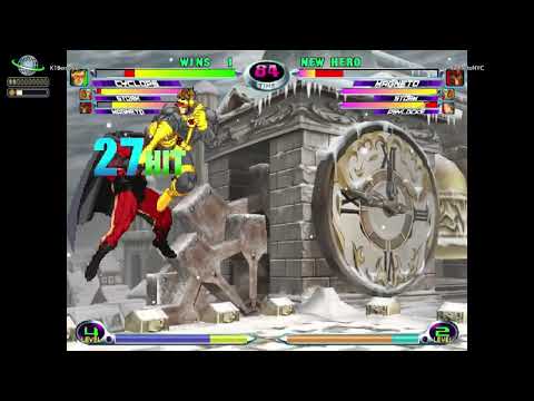 MvC2: Khaos - Cyclops West to East to West Coast Double Jump Infinite .:10.16.25:.