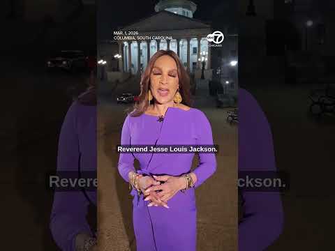 Rev. Jesse Jackson's family speaks with ABC7 in South Carolina before services continue