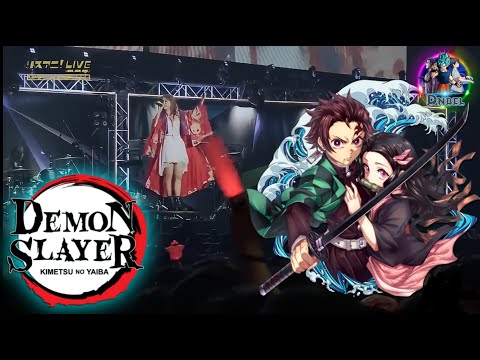 أفتتاحية أنمي قاتل الشياطين على المسرح كاملة